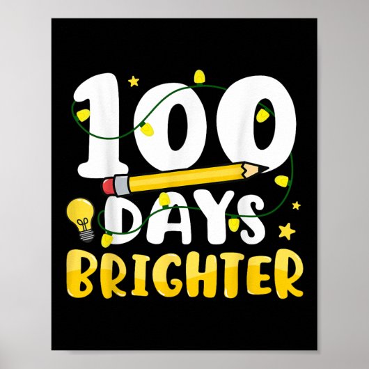 100日明るい100日目の学校100日 ポスター (正面)