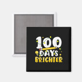 100日明るい100日目の学校100日 マグネット (正面/裏面)