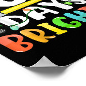 100日明るい100日目 ポスター (角)