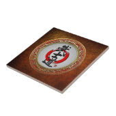 【100日本の】書道 – 武士道 タイル (側面)