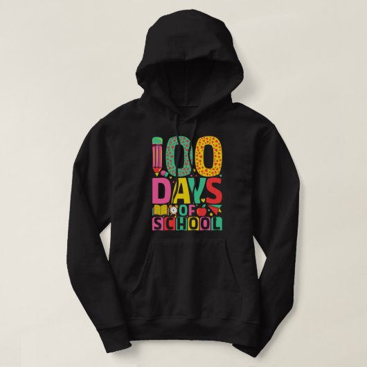 100日校時代100日 パーカ (デザイン正面)