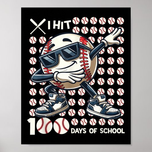 100日校野球こうもり100日目 ポスター (正面)