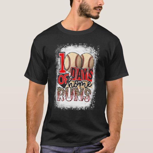 100日校野球先生キッズ100日目 Tシャツ (正面)