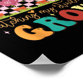 100日栽培Boho花先生100日目 ポスター (角)