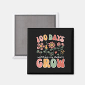 100日栽培Boho花先生100日目 マグネット (正面/裏面)