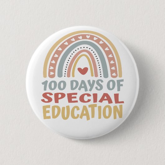 100日特別教育100日ボホ学校 缶バッジ (正面)