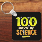 100日理科先生100日目 キーホルダー (正面)