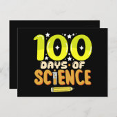 100日理科先生100日目 ポストカード (正面/裏面)