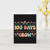 100日生花先生100日目 カード (黄色い花)