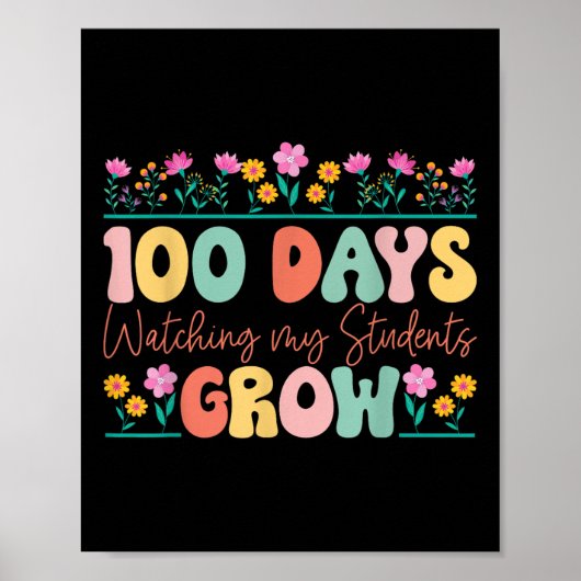100日生花先生100日目 ポスター (正面)