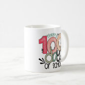 100日登校お祝いギフト コーヒーマグカップ (正面右)