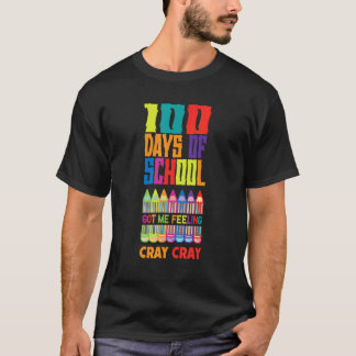 100日登校で気が狂いそうな先生 Tシャツ