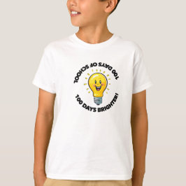 100日登校記念Tシャツ Tシャツ