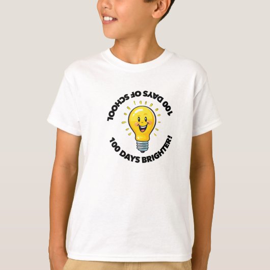 100日登校記念Tシャツ Tシャツ (正面)