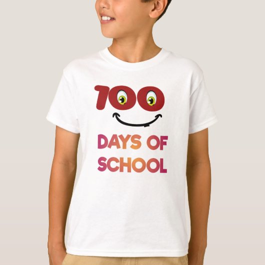 100日登校 Tシャツ (正面)