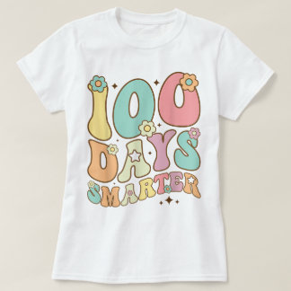 100日目おめでとう先生女子 Tシャツ