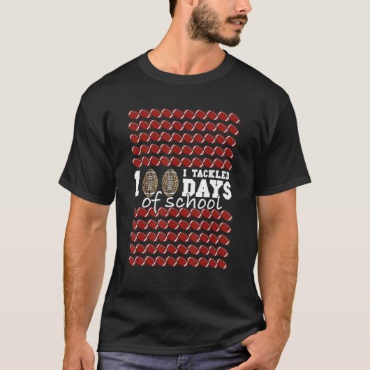 100日目にスクールサッカーの100日に取り組んだ Tシャツ (正面)