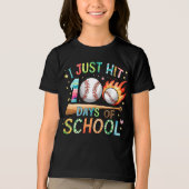 100日目に日100人を打ったばかりだ トライブレンドＴシャツ (正面)