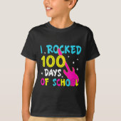 100日目のギター日100人をロック Tシャツ (正面)