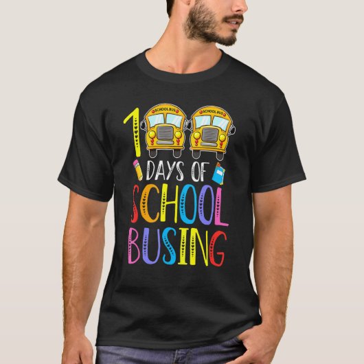 100日目のスクールバスドライバー Tシャツ (正面)