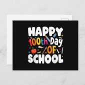 100日目の先生の子どもが100日幸せ インビテーションポストカード (正面/裏面)