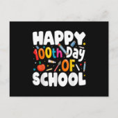 100日目の先生の子どもが100日幸せ インビテーションポストカード (正面)