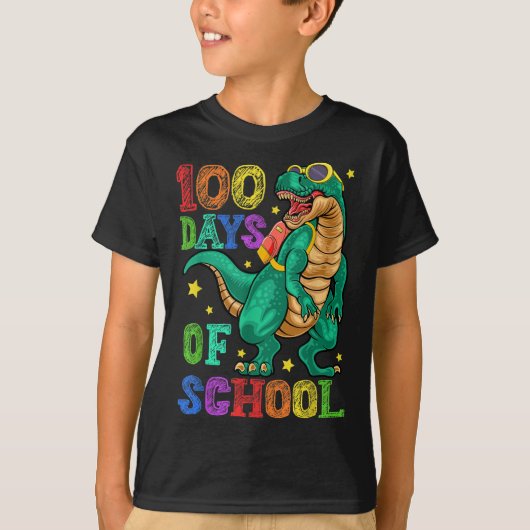100日目の学校おめでとう Tシャツ (正面)