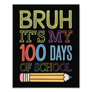 100日目の学校おもしろ100日目 フォトプリント           
