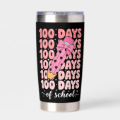 100日目の学校お祝い 保温保冷タンブラー (背面)
