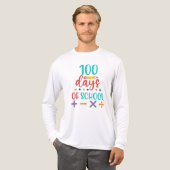 100日目の学校のお祝い トライブレンドTシャツ (正面全体)
