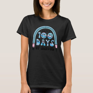 100日目の学校の先生と子供たち ハッピー100日 2 Tシャツ