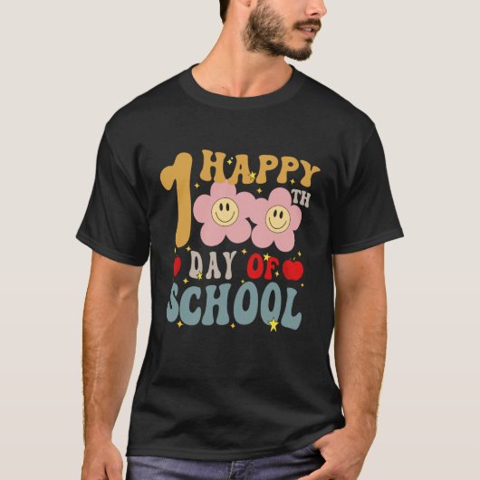 100日目の学校の先生と生徒たち Tシャツ (正面)