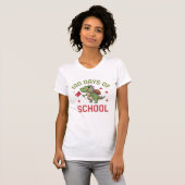 100日目の学校の先生と生徒へのギフト Tシャツ (正面フル)