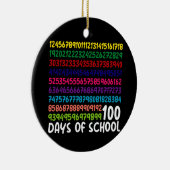 100日目の学校の先生キッズ 数学の数字 セラミックオーナメント (右)
