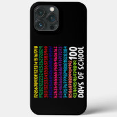 100日目の学校の先生キッズ 数学の数字 Case-Mate iPhoneケース (裏面)