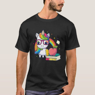 100日目の学校の先生ユニコーンペン Tシャツ