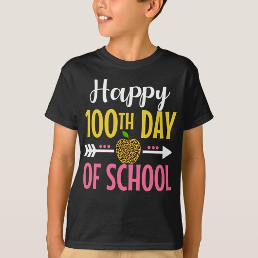 100日目の学校の先生女の子100日 Tシャツ (正面)