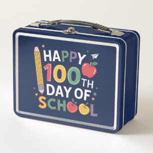 100日目の学校の先生 ハッピーハンドレッドデイズ メタルランチボックス