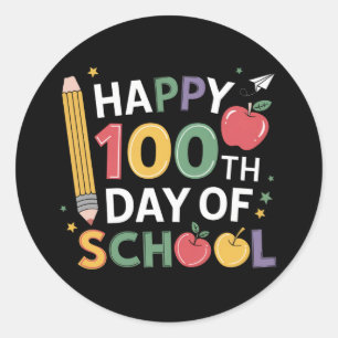 100日目の学校の先生 ハッピーハンドレッドデイズ ラウンドシール
