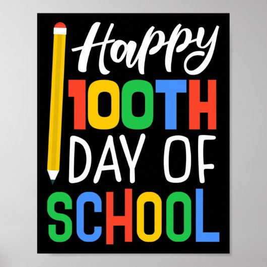100日目の学校の先生 ポスター (正面)