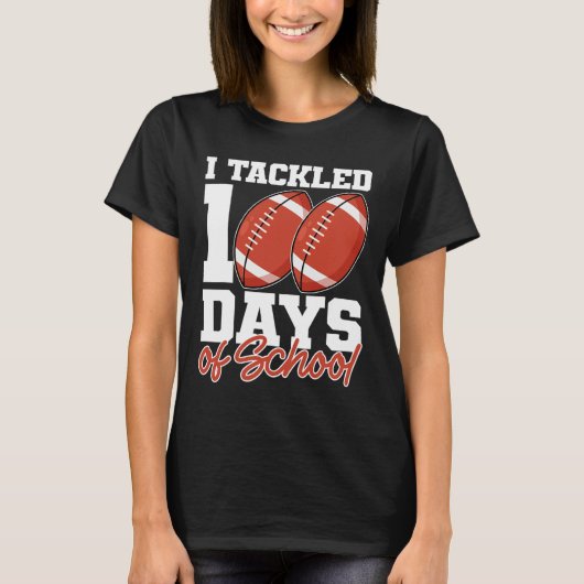 100日目の学校の日100人に取り組んだ Tシャツ (正面)