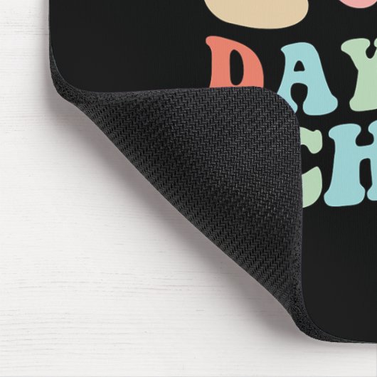 100日目の学校の溝ヴィンテージデザインスタッド マウスパッド (コーナー)