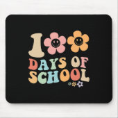 100日目の学校の溝ヴィンテージデザインスタッド マウスパッド (正面)