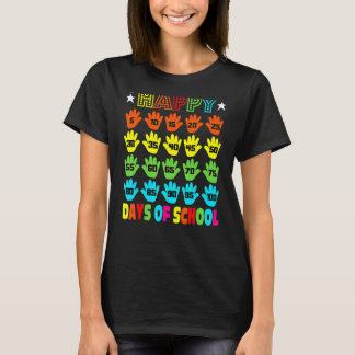 100日目の学校の衣装子供へ女の子10 Tシャツ