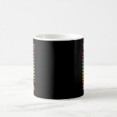 100日目の学校はやっぱり楽しい 100個の虹 コーヒーマグカップ (中央)