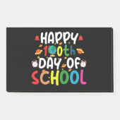 100日目の学校をお祝いしよう先生と生徒 ポストイット (正面)
