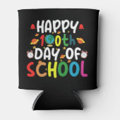 100日目の学校をお祝いしよう先生 生徒 缶クーラー (正面)