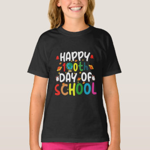 100日目の学校をお祝いしよう先生 生徒 Tシャツ