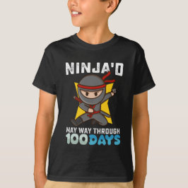 100日目の学校をくぐり抜けた忍者の五月 Tシャツ