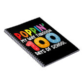 100日目の学校をポッピンスタイルで楽しむ ノートブック (右側)